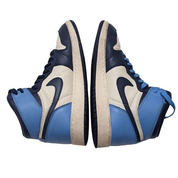 ‎Jordan 1 Retro High Obsidian Unc Preowned No Box 7y - Picture 4 of 9
